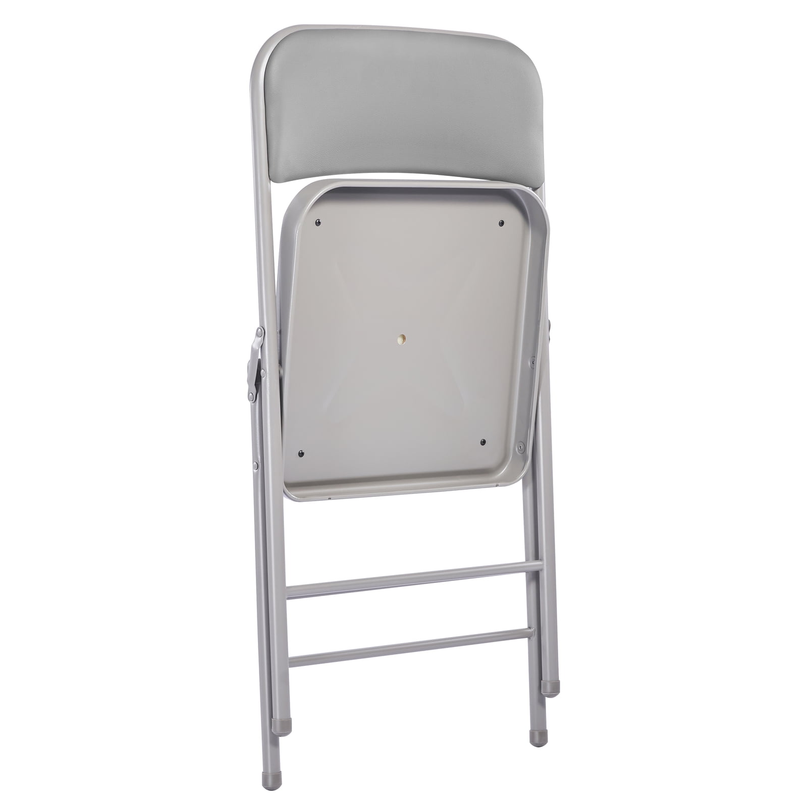 VTOY 2-Pack Folding Chairs, Padded Cushion and Back, Sturdy Metal