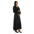 thumbnail image 3 of Women's Maternity Long Sleeve Empire Maxi Dress, 3 of 7