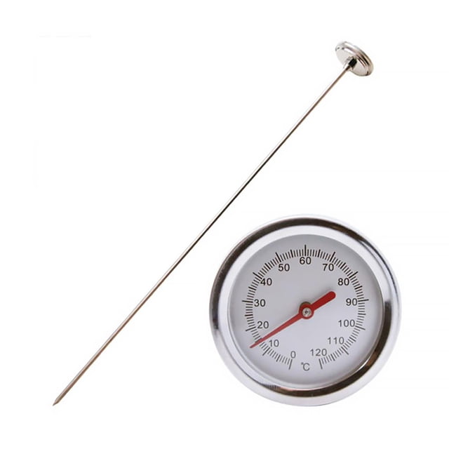 Riwesomey Termómetro de suelo de compost Detector de sonda de medición de acero de alimentaria premium Jardín y Patio Riwesomey TO004540-00