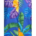 thumbnail image 7 of Stylore Womens Hawaiian Shirt Short Sleeve Blouse Big Hibiscus Blue L, 7 of 7