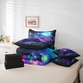 thumbnail image 6 of Homewish Wild Dino 7 Pieces Full Size Bedding Sets,Neon Monster Truck Full Size Bed in a Bag,Wildlife Decor,Black Reversible, 6 of 8