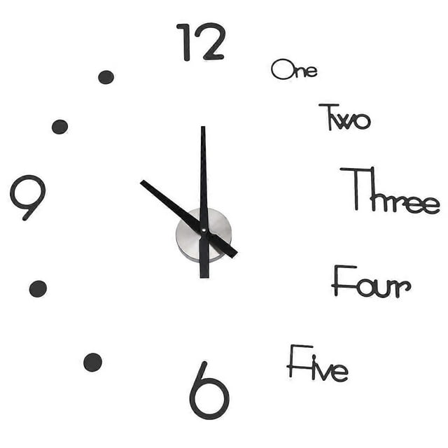 Office Wall Clock Living Room Wall Clocks Frameless Wall Clock Mirrored Clock Silent Wall Clock