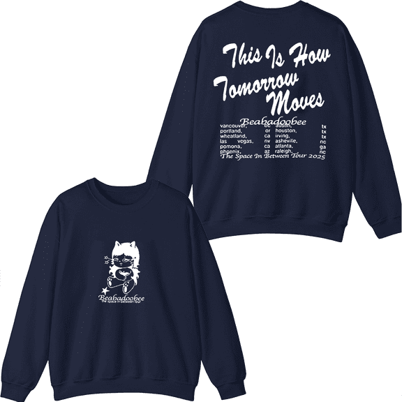 Beabadoobee Merch Tour 2025 Crewneck Sweatshirt Men Women Long Sleeve