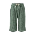 thumbnail image 2 of Dresfit Men's Corduroy Shorts Long Baggy Shorts Summer 2026 Drawstring Multi Pockets Casual Bermuda Shorts Big and Tall Relaxed Fit Loose Vacation Bottoms M, 2 of 5