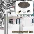 thumbnail image 5 of 6 Inch Wide Self-Adhesive Foam Insulation Tape With Aluminum Foil, Waterproof & High Temperature Resistant, Prevents Heat Loss & Freezing For Pipes, Plumbing, Home Winter Use, 1 Pack, 5 of 9