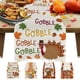 thumbnail image 1 of Mantel Individual con Estampado de Calabaza, Pavo y Hojas de Arce para Acción de Gracias | 183 Cm | Tela de Poliéster | Decoración para Fiestas Navideñas, 1 of 6