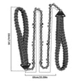 thumbnail image 3 of Rope Saw Portable Folding Survival Chain Saw With Paracord Handle For Camping Backpacking(size:black), 3 of 4