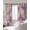 Pink, variant on Navy Blue Ombre Blackout Curtains for Bedroom/Living Room, Thermal Insulated Kitchen Curtains, Gradient Abstract Art Vintage Grommet Darkening Window Treatment Drapes 27.5"x39"x2