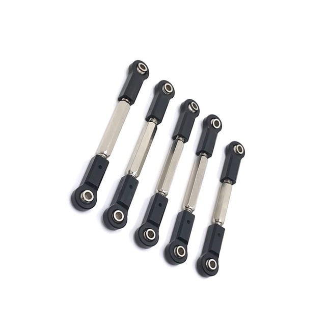 Varillas de Tracción Vogacara 5 Piezas Escala 1/10 para JLB J3 Modelo Negro