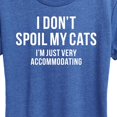 thumbnail image 3 of Instant Message - Don't Spoil Cats Accommodating - Women's Short Sleeve Graphic T-Shirt, 3 of 7