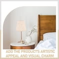 thumbnail image 3 of HONMEET 2-Pack Small Linen Drum Lamp Shades, Handwoven Vintage Fabric Covers for Home Decor, and Stylish Lighting Accessory, 3 of 8