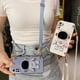 thumbnail image 2 of Funda de teléfono con cordón cruzado de astronauta para Xiaomi Redmi Note 10 Pro Note 12 8t 11 9 Pro Max 7 10C 9A 9T 9C, funda con soporte, 2 of 4