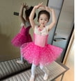 thumbnail image 4 of Abrigos para niños Poncho Velo Falda Traje de niña Princesa Ailuo Falda Traje de una pieza de baile de ballet para niña, 4 of 5