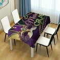 thumbnail image 7 of GZHJMY Mardi Gras Rectangle Tablecloth, Waterproof Stain Wrinkle Resistant Washable Polyester Table Cover for Picnic Dinner Holiday Kitchen Party Decor, 54 x 72 in Home Decor, 7 of 7