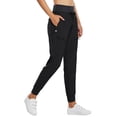 thumbnail image 1 of Pantalones de senderismo ligeros Joggers BALEAF para mujer, negros, talla L, 1 of 7