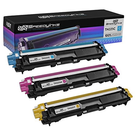 SpeedyInks - Compatible Set of 3 TN225 color toner cartridges TN225C  TN225M  TN225Y for HL-3140CW  HL-3170CDW  MFC-9130CW  MFC-9330CDW  MFC-9340CDW.
