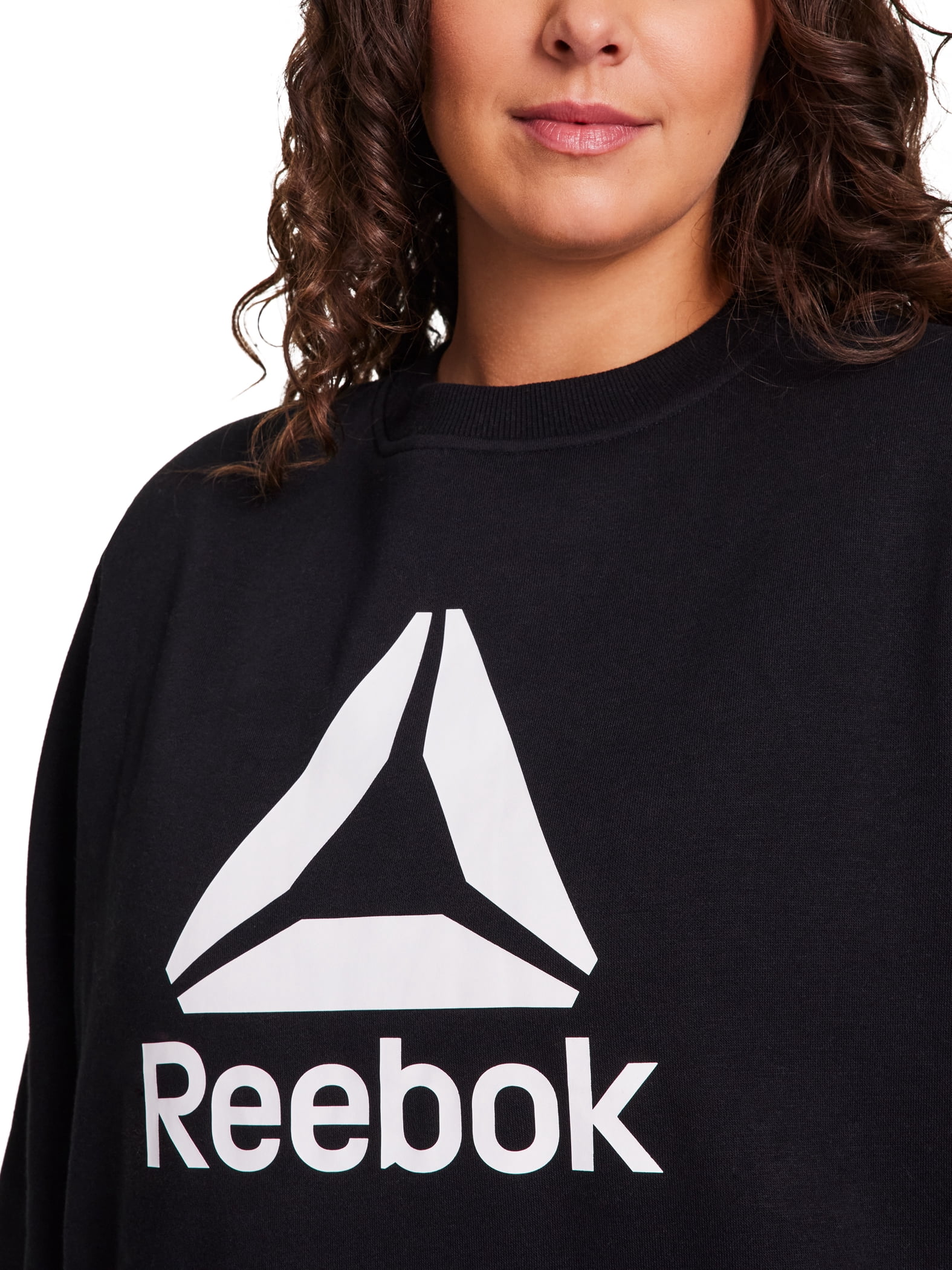 Reebok Women's and Women's Plus Sport Core Crewneck and Straight Leg Pant 2-Piece Set, Sizes XS-4X