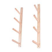 tredstone 2 Pieces Wood Yoga Mat Storage Organizer Mat Rack Holder Yoga for Skateboard 4 Tier 4 Tier