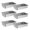 4"Deep, variant on Acekid Set of 6 Hotel Pan, 2.5/4/6 inch Deep, Steam Table Pan, Full Size 21 x 13 Inch, Anti Jam Stainless Steel, Commercial Steamer Pan for Catering, 6" Deep