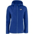 thumbnail image 2 of Women's Cutter & Buck Royal Los Angeles Rams Evoke Eco Softshell Recycled Full-Zip Hooded Jacket, 2 of 3