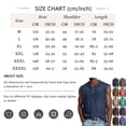thumbnail image 3 of Yifymode Men's Summer Henley Tank Top Shirts Sleeveless Sports Vest, Retro Classic Button Henley T-Shirt,Blue 2XL, 3 of 4