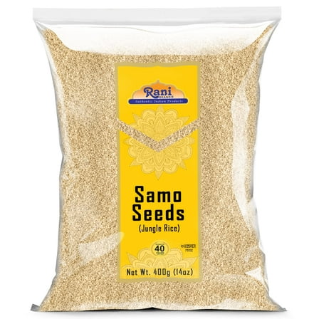 Rani Samo Seeds Whole (Japanese barnyard millet / Jungle Rice/Moriyo/ Samak Rice) Echinochloa frumentacea 14oz (400g) ~ All Natural | Vegan | Gluten Friendly | Kosher | NON-GMO | Indian Origin