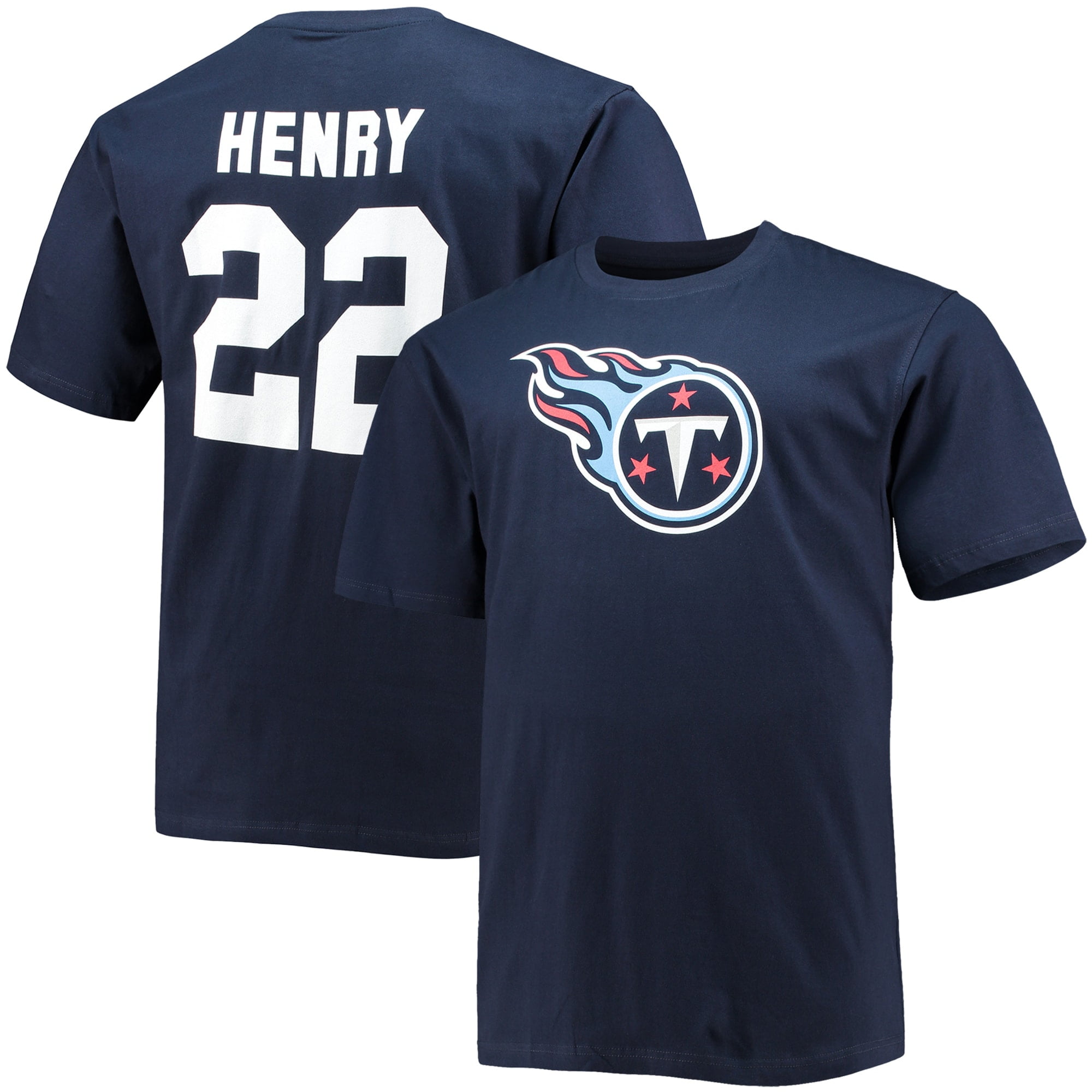 Derrick Henry Tennessee Titans Fanatics Branded Big & Tall Player Name ...