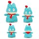 thumbnail image 2 of Peluche Munchlax Pokémon Cafe Mix 25 cm, 2 of 7