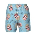 thumbnail image 4 of Lsque Mens Swim Trunks I Am A Fan Popcorn Pattern - Bathing Suit Compression Liner - Beach Swim Shorts Swimwear - (S-3XL) - Stretch Quick Dry -Medium, 4 of 9