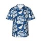 thumbnail image 1 of Fotbe Rose Flowers Camisa Hawaiana para Hombre Unisex – Camisa Casual de Verano con Botones de Manga Corta de Algodón y Lino,Small, 1 of 7