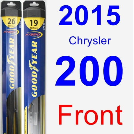 2015 Chrysler 200 Wiper Blade Set/Kit (Front) (2 Blades) - Hybrid