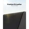 thumbnail image 3 of Leather Desk Pad, Mouse Pad, Office Desk Mat, Non-Slip PU Leather Desk Mat, Large Desk Mat, Waterproof Keyboard Mat for Office/Home/Decor (23.6" x 11.8", Black), 3 of 8