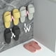 thumbnail image 3 of Advancent 4 unids/set estante de accesorios de baño que ahorra espacio-práctico y fácil de instalar duradero conveniente Almacenamiento y organización del hogar Paquete 2: 4 piezas gris, 3 of 6