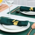 thumbnail image 5 of Set Of 6 Leaf-Shaped Napkin Rings, Open Design Napkin Holders For Easy Installation And Secure Napkin Fixing, Elegant Decorative Tableware For Dining Tables At Parties Weddings, 5 of 6