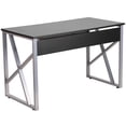 thumbnail image 5 of Bowery Hill Computer Desk in Black Laminate Finish, 5 of 5