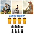 thumbnail image 4 of LOVEVER Bicycle Valve Adapter Presta to Schrader Valve Converter Rustproof Corrosion Resistant Durable Bicycle Air Compressor Tool, 4 of 8