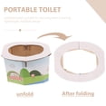 thumbnail image 2 of IMIKEYA Foldable Toilet Assorted Color Easy to Carry for Travel 1Set, 2 of 8