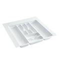 thumbnail image 1 of Rev-A-Shelf CT-4W-52 Extra Large Trim-to-Fit Plastic 7 Compartment Cutlery Tray Insert Organizer, White, 1 of 7