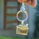 thumbnail image 4 of 5pcs llaveros llavero anillos titanio aleación llavero anillos bricolaje claves adjunto, 4 of 5