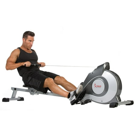 Sunny Health Fitness Sf-rw5515 Magnetic Rowing Machine, LCD Monitor