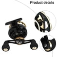 thumbnail image 4 of Máquina de pesca mano izquierda/derecha balsa de hielo carrete de pesca 3,6/1 rodamiento 6 + 1 carrete de pesca en hielo accesorios de pesca al aire libre,metal,FN50-2 Right Hand, 4 of 5