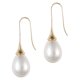thumbnail image 5 of 1 par de pendientes colgantes de perlas, pendientes llamativos, pendientes colgantes para mujer, 5 of 5