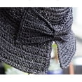 thumbnail image 4 of Sonducket Sombrero de paja de verano para mujer, sombreros para el sol de ala ancha con lazo, para exteriores, transpirable, ahuecado, plegable, Type2 NO2, 4 of 6