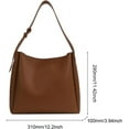 thumbnail image 6 of Juoxeepy Women Tote Bag with Pouch Faux Leather Shoulder Bag Hobo Handbag Casual College Tote Bag, 6 of 6