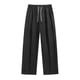 thumbnail image 1 of Pantalones largos de verano de seda helada para hombre, pantalones finos de pierna ancha, pantalones casuales de color liso, pantalones holgados de tubo recto para hombre, pantalones de hombre, 1 of 4