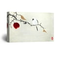 thumbnail image 2 of wall26 Canvas Wall Art of Bird On Fall Branch Oriental Style | 16x24 inches, 2 of 4