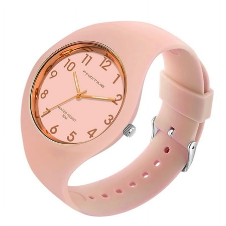 Findtime Women's Wrist Watches Thin & Ultra-light Casual Watch for Women Waterproof Nurse Watches with Secondhand Minimalist Watches Fashion Watch for Women White Black Pink Green Blue Purple Rosegold