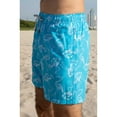 thumbnail image 5 of Boys Swim Shorts Dry Fast 4 Ways Stretch Swimming Trunks with Fun Designs, Flamingo Aqua, Size: 14, Endless Summer, 5 of 5