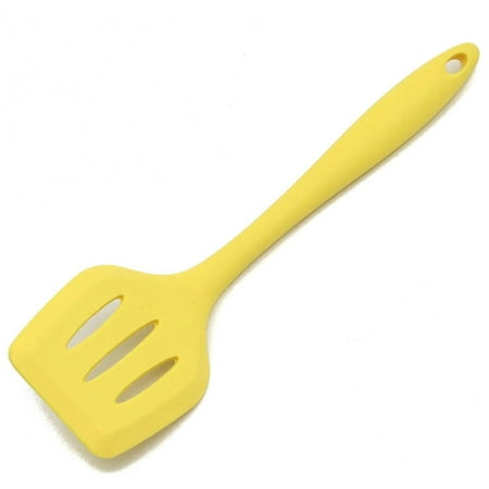 

Chef Craft 12 Premium Heat Resistant Silicone Slotted Turner Spatula - Yellow