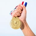 thumbnail image 2 of Premio Bronce Plata Oro 1er 2º Medalla Del Gold Silver Bronze Medal 30pcs 2 Pulgadas Con Cinta Cuello Ronda para Competiciones Party, 2 of 9